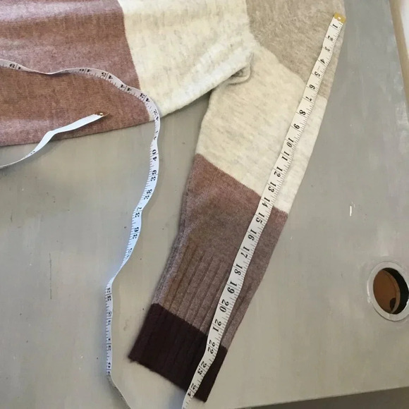 Reitmans Colorblock Turtleneck Pullover Sweater Sz XXL - Picture 5 of 11